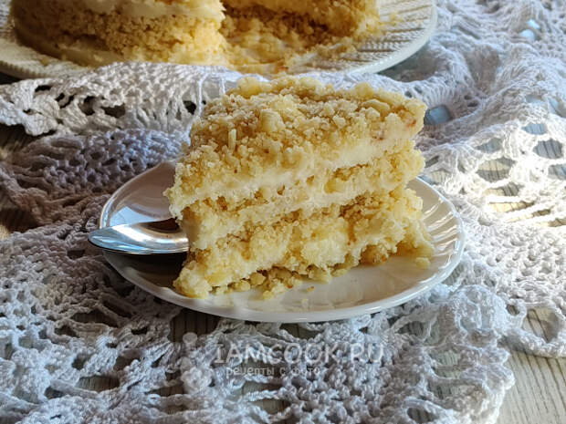 Торт Пломбир без выпечки, рецепт с фото