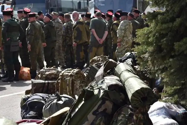 Новый отряд казаков добровольцев отправился на Донбасс