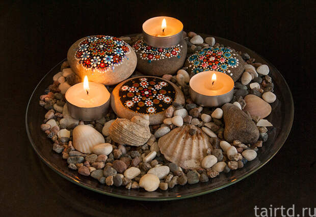 Точечная роспись по камням