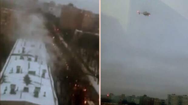 Очевидец рассказал о спасении детей, спрыгнувших с 4-го этажа при пожаре в Москве