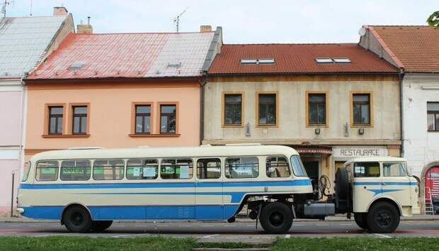 Чехословацкий пассажирский автобус Karosa NO 80 автобусы, интересно, транспорт