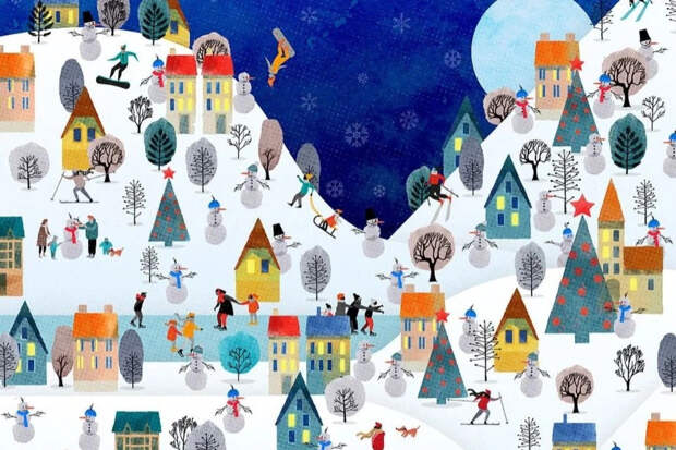 Найдите робота среди снеговиков: визуальная ловушка для глаз