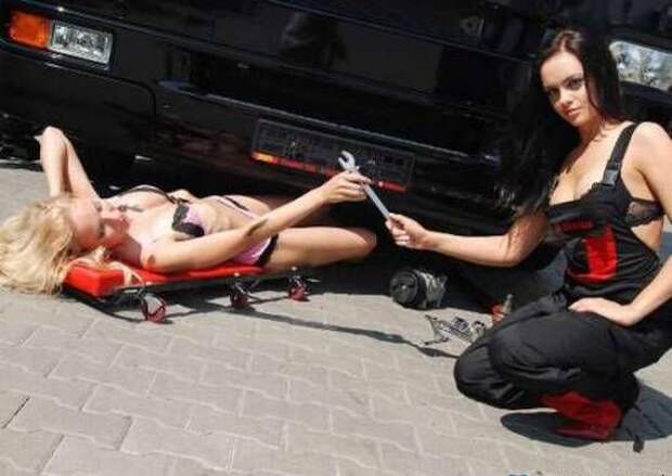 Девушки авто-механики...прекрасны!!!