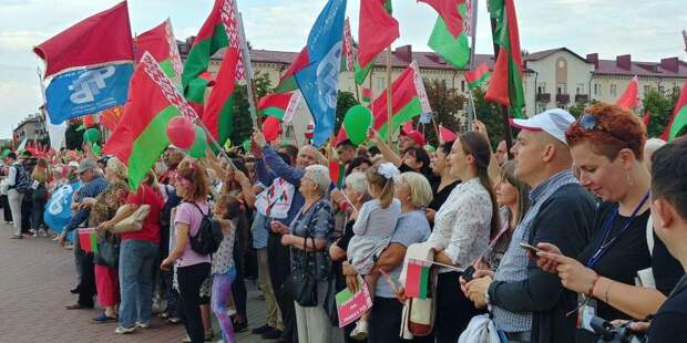 Митинги за Лукашенко 19.08.2020