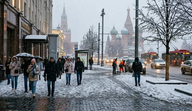 Москву засыпет сугробами до 7 сантиметров в разгар весны
