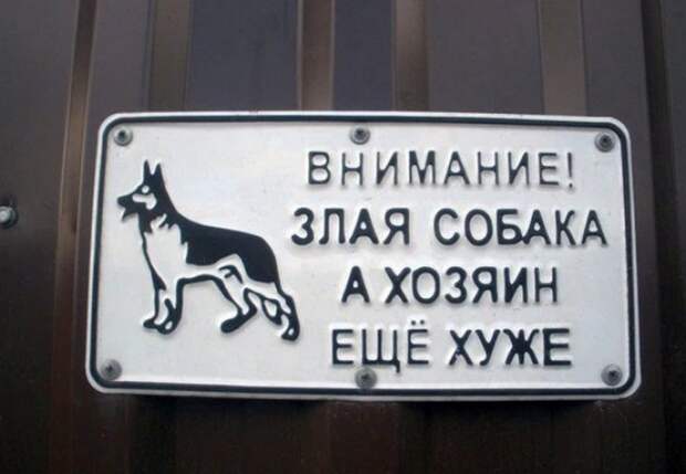 Таблички от хозяев с прекрасным чувством юмора животные, таблички, чувство юмора