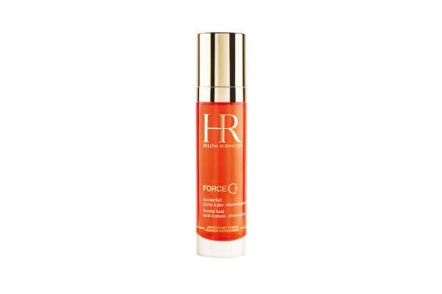 Сыворотка Force C Essence, Helena Rubinstein сочетает три типа витамина C в высокой концентрации (10%), усиливая упругость и сияние кожи. Термоактивная формула разогревает кожу для последующих уходовых средств, а также заряжает ее энергией