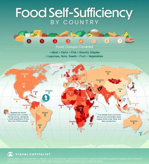 Доступность еды в мире 2025