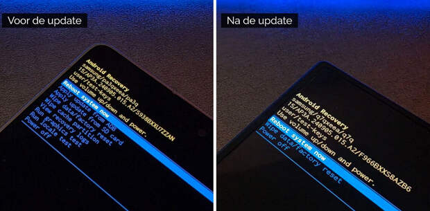 Февральское обновление Samsung уничтожило большинство функций меню Recovery