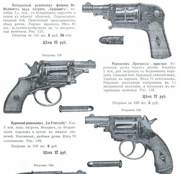 Сколько стоило оружие в России до 1917 года? интересные факты, история, оружие