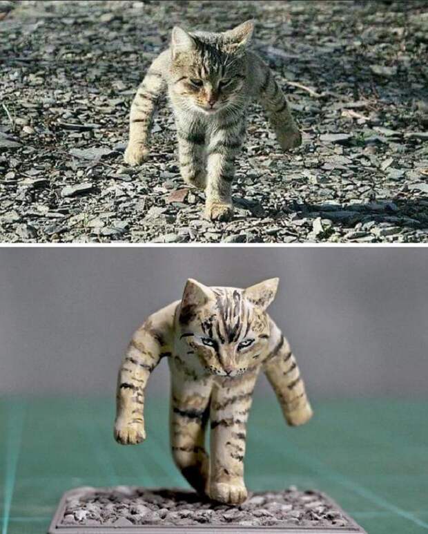 Забавное увлечение: японский художник создает скульптуры, вдохновившись интернет-мемами