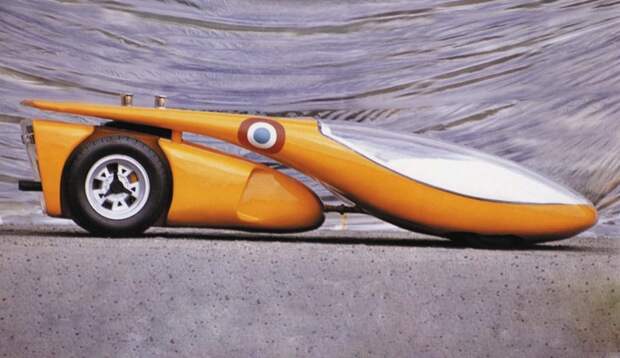 Coiani Le Mans Prototype (1970) Концепт гоночной машины для "24 часов Ле-Мана" на базе Lamborghini Miura Colani, авто, дизайн