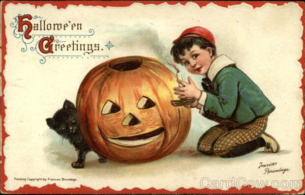 Halloween Greetings Frances Brundage