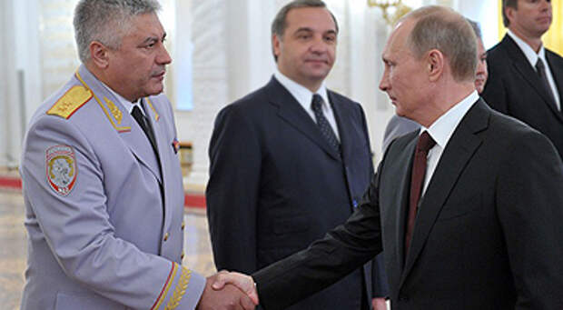 Путин поздравил Колокольцева с раскрытием дела «банды ГТА»