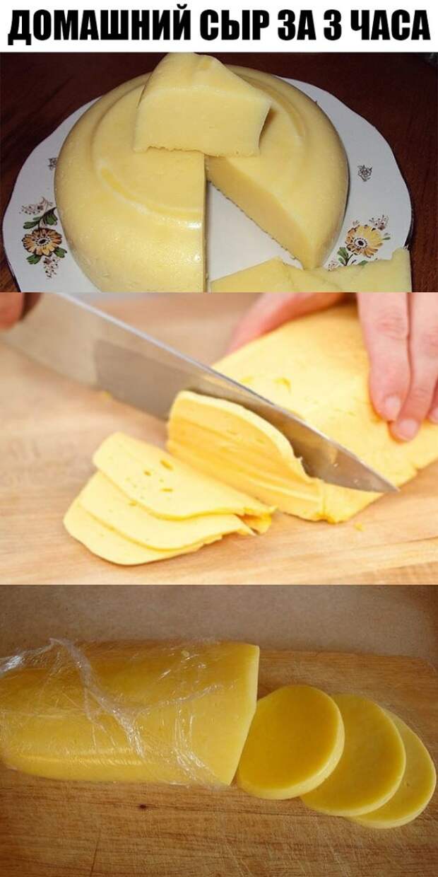 Домашний сыр за 3 часа 