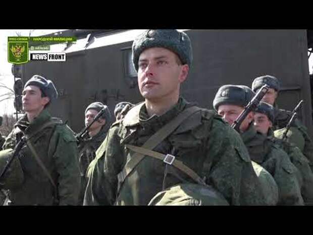 Контрольные занятия в подразделениях связи Народной милиции ЛНР