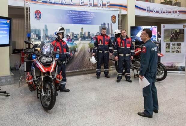Мотоциклисты экстренного реагирования подготовлены к выполнению своих задач. Фото: Управление по СЗАО Департамента ГОЧСиПБ Москвы