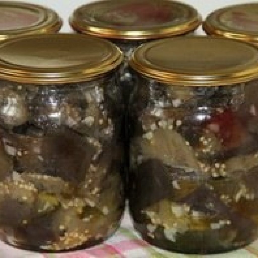 Баклажаны с чесноком