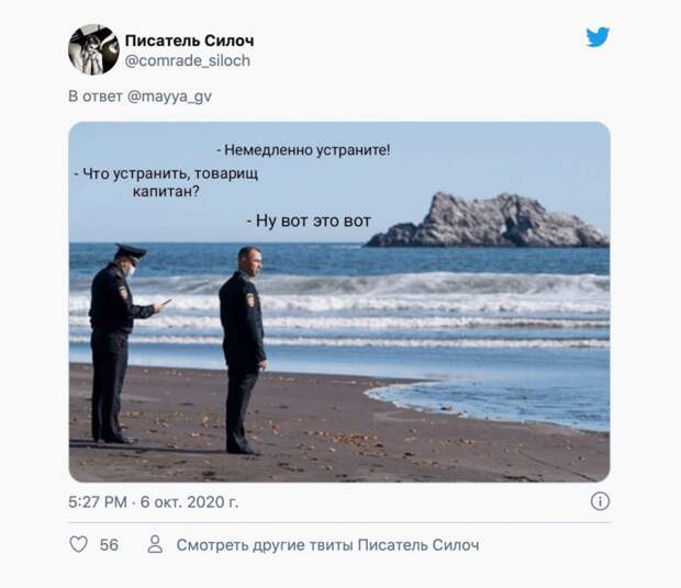 7 смешных мемов с полицейскими, которые расследуют загрязнение на Камчатке