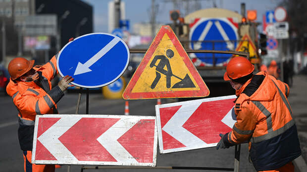 Ремонт дороги на Тверской улице в Москве перенесли из-за непогоды 