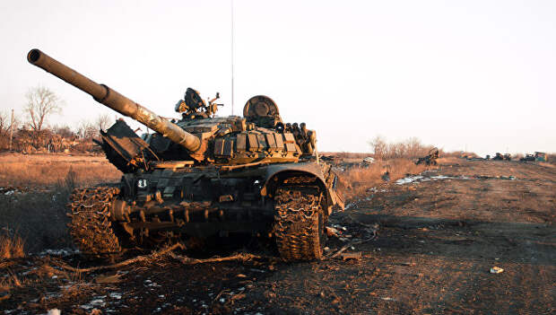 Уничтоженная украинская военная техника на Донбассе Уничтоженная украинская военная техника на Донбассе