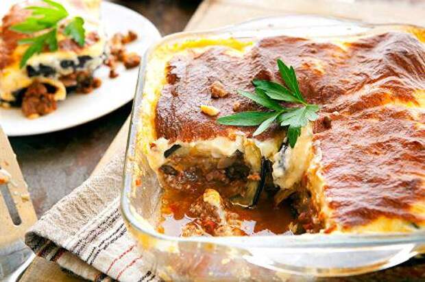 Мусака по-гречески мусака по-гречески