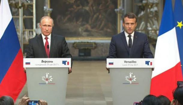 Макрон заявил, что уважает Путина и не видит законного преемника Асада в Сирии | Продолжение проекта «Русская Весна»