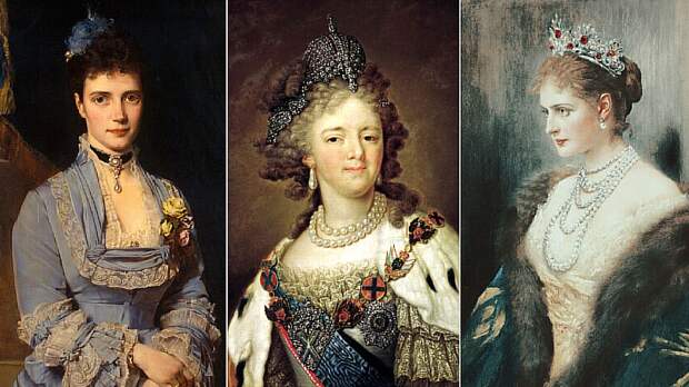 Самые красивые платья российских цариц