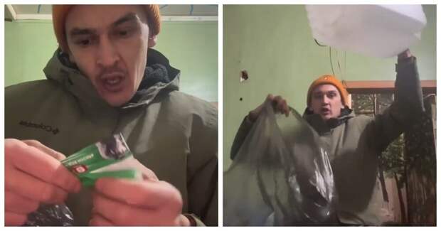 Мужчина возмущён: мусорные мешки на 60 литров оказались слишком малы