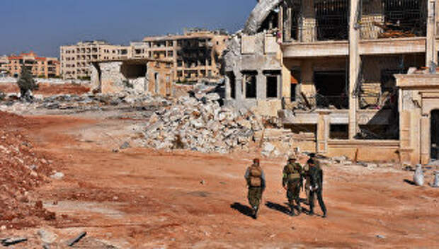Военнослужащие сирийской армии в Алеппо. Архивное фото