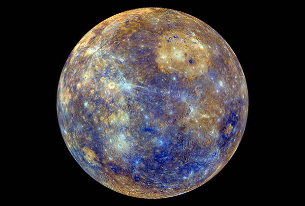 Цветная карта Меркурия