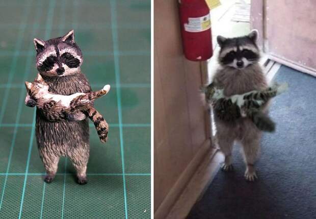 Забавное увлечение: японский художник создает скульптуры, вдохновившись интернет-мемами