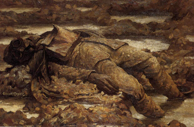 Репродукция с картины «Отравленный» британского художника Гильберта Роджерса