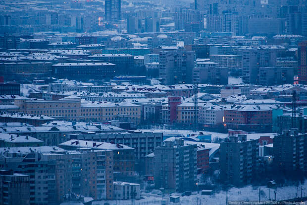 Заполярье. Суровый Мурманск.