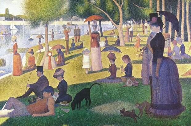 художник Жорж-Пьер Сёра (Georges-Pierre Seurat) картины – 05