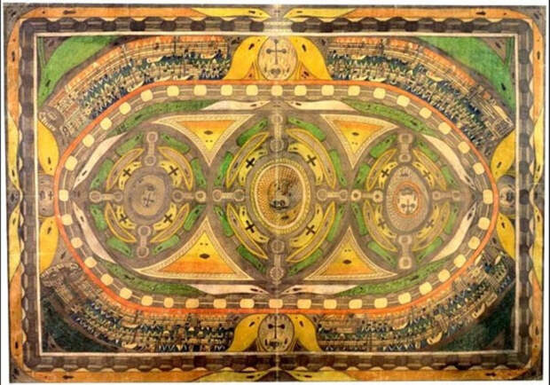 Остров Формоза в Индийском океане, 1914 год. Автор: Adolf Wolfli.