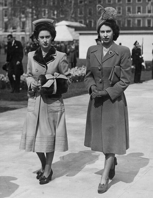 Принцесса Маргарет и Елизавета II