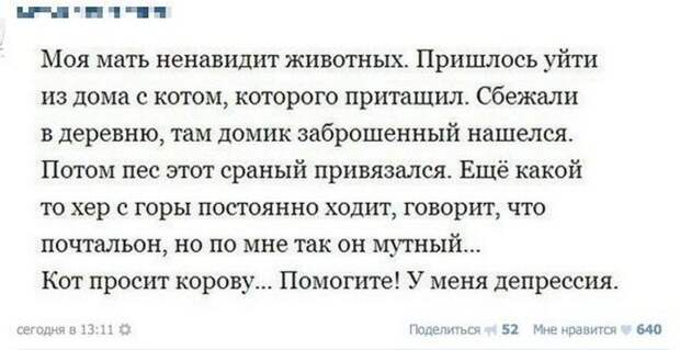 Смешные комментарии из социальных сетей и другие приколы Смешные комментарии из социальных сетей и другие приколы комменты, прикол, соцсети, умора, юмор