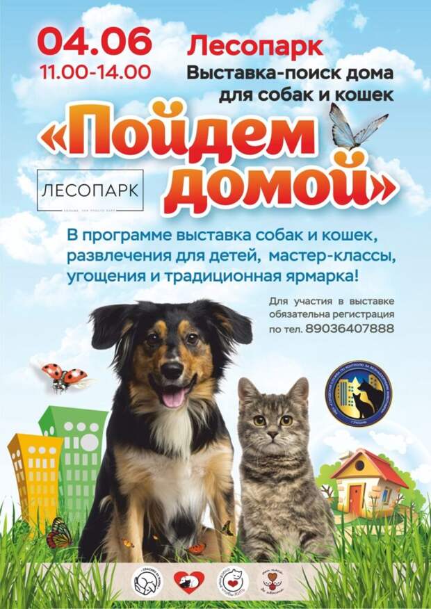 В рязанском Лесопарке 4 июня пройдёт выставка бездомных животных В рязанском Лесопарке 4 июня пройдёт выставка бездомных животных