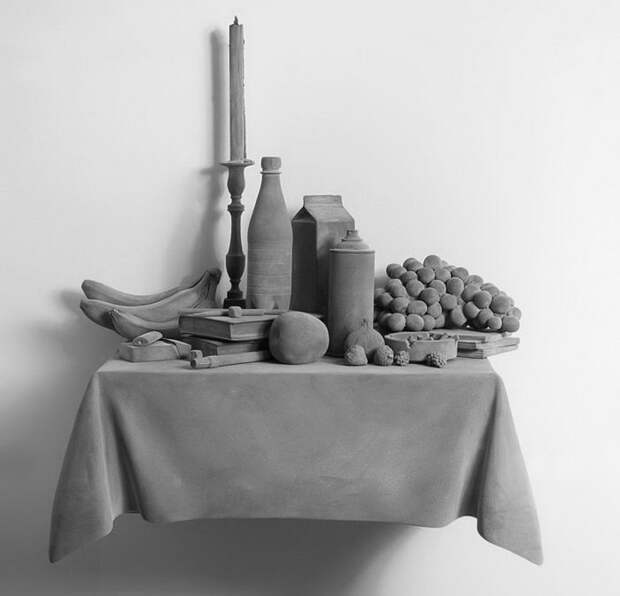 Монохромные скульптуры Hans Op de Beeck