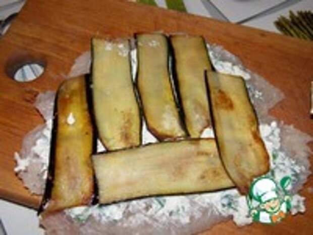 Куриный рулет с баклажаном и плавленным сыром ингредиенты