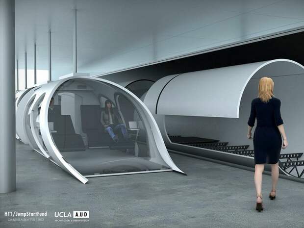 Первую линию транспортной системы Hyperloop построит компания JumpStartFund.