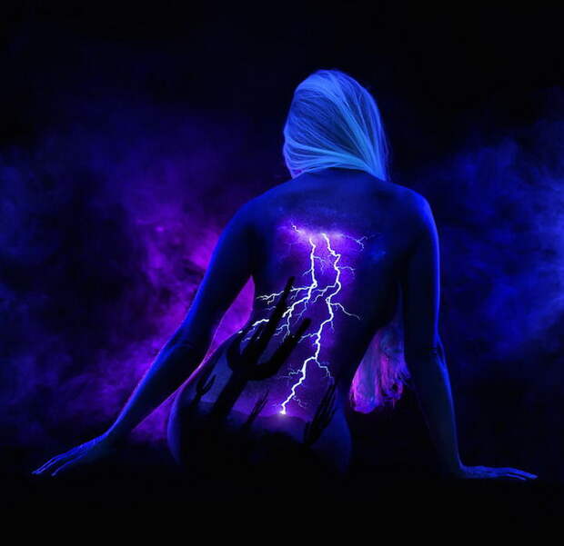 Мистический боди-арт от Джона Попплтона (John Poppleton)