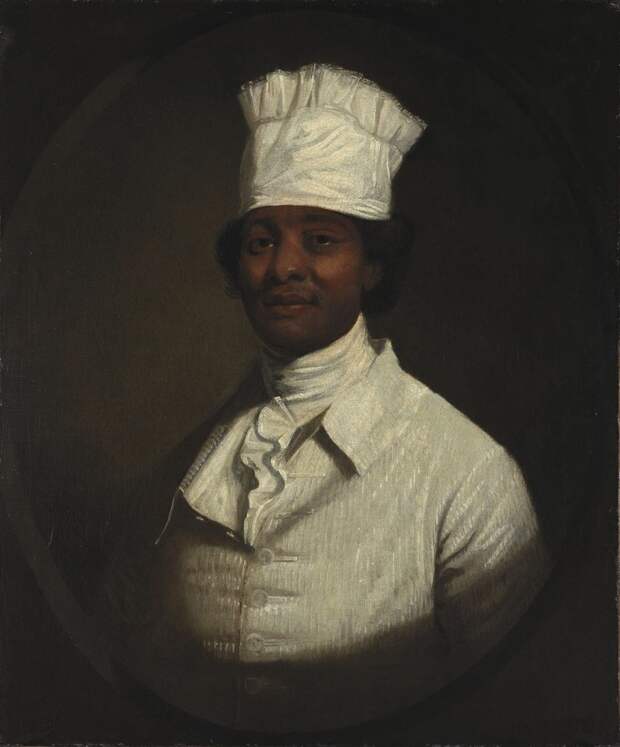 Gilbert Stuart's portrait of Hercules, thought to have been painted between 1795 and 1797.