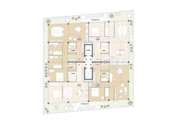 Конкурсный проект HSB 2023 (c) Berg | C.F. Møller Architects Конкурсный проект HSB 2023 (c) Berg | C.F. Møller Architects