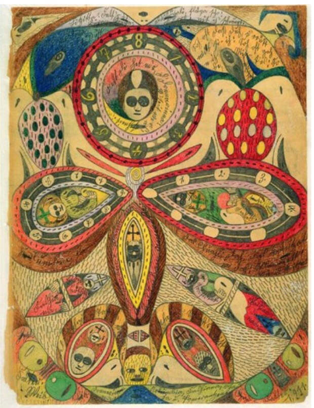 Америка, горькие апельсины. Автор: Adolf Wolfli.