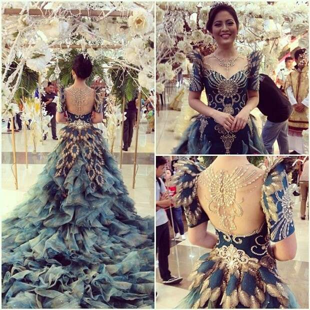 Платья от филиппинского дизайнера Mak Tumang.