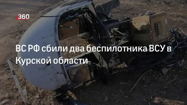 ВС РФ сбили два беспилотника ВСУ в Курской области