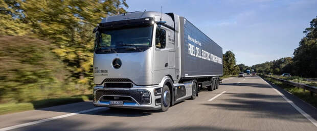 Daimler Truck представила водородный грузовик с запасом хода 1000 км