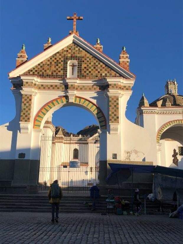 Entrance to Basilica of Our Lady of Copacabana (Adam Clark)